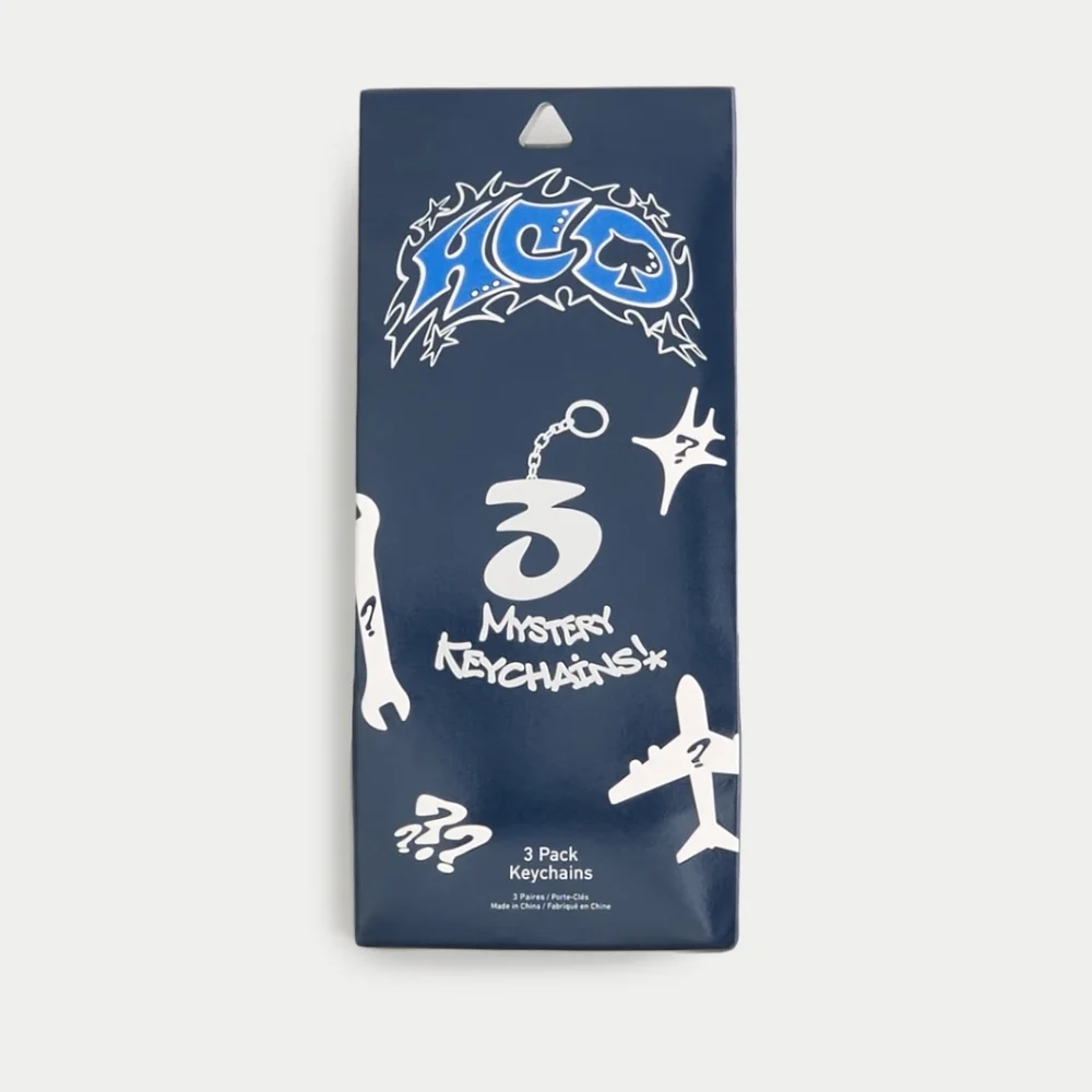 Hollister Silver Belt with Airplane and Dartboard Keychains